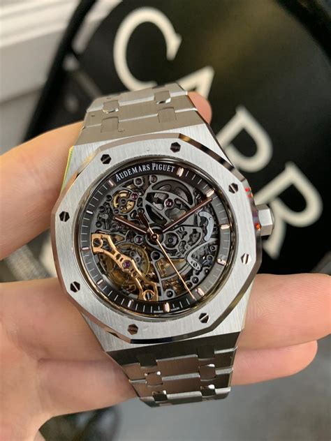 audemars piguet royal oak skeleton preis|audemars piguet skeleton stainless steel.